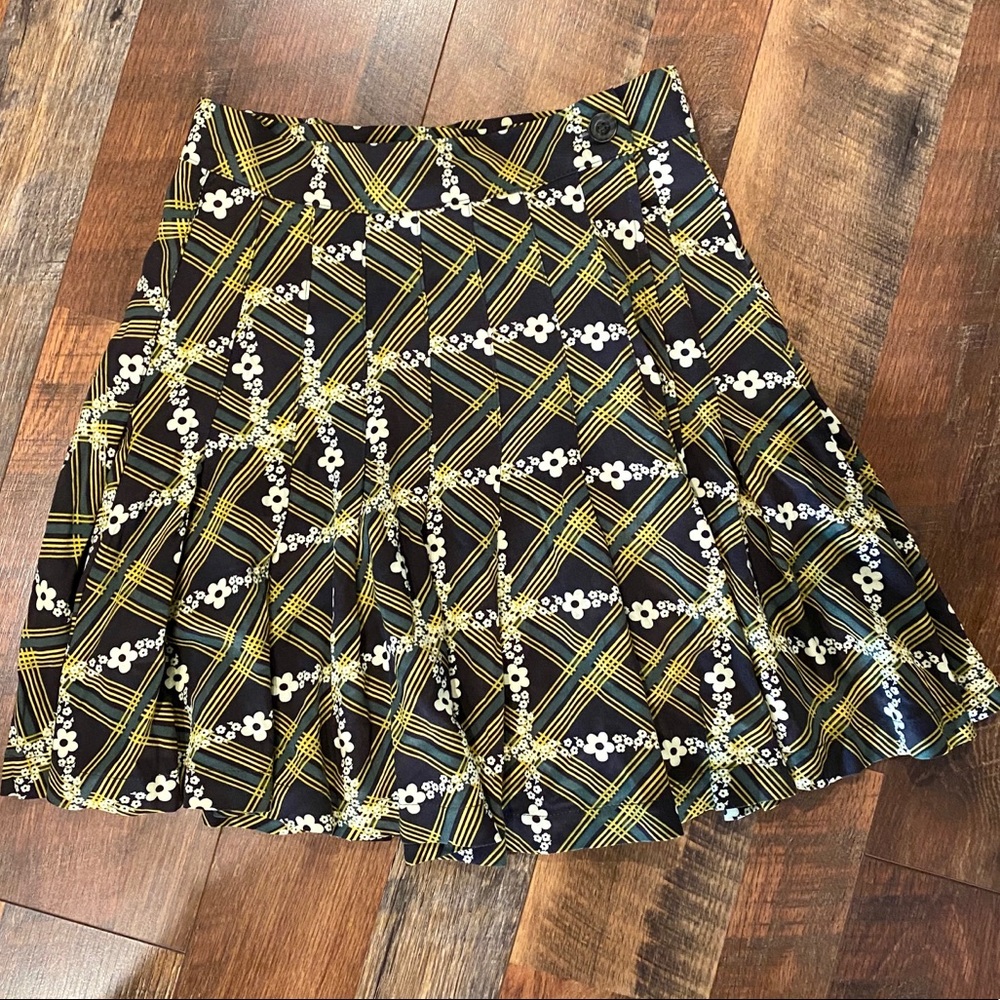 URBAN OUTFITTERS Emerson Print Pleated Mini Skirt - Picture 6 of 11